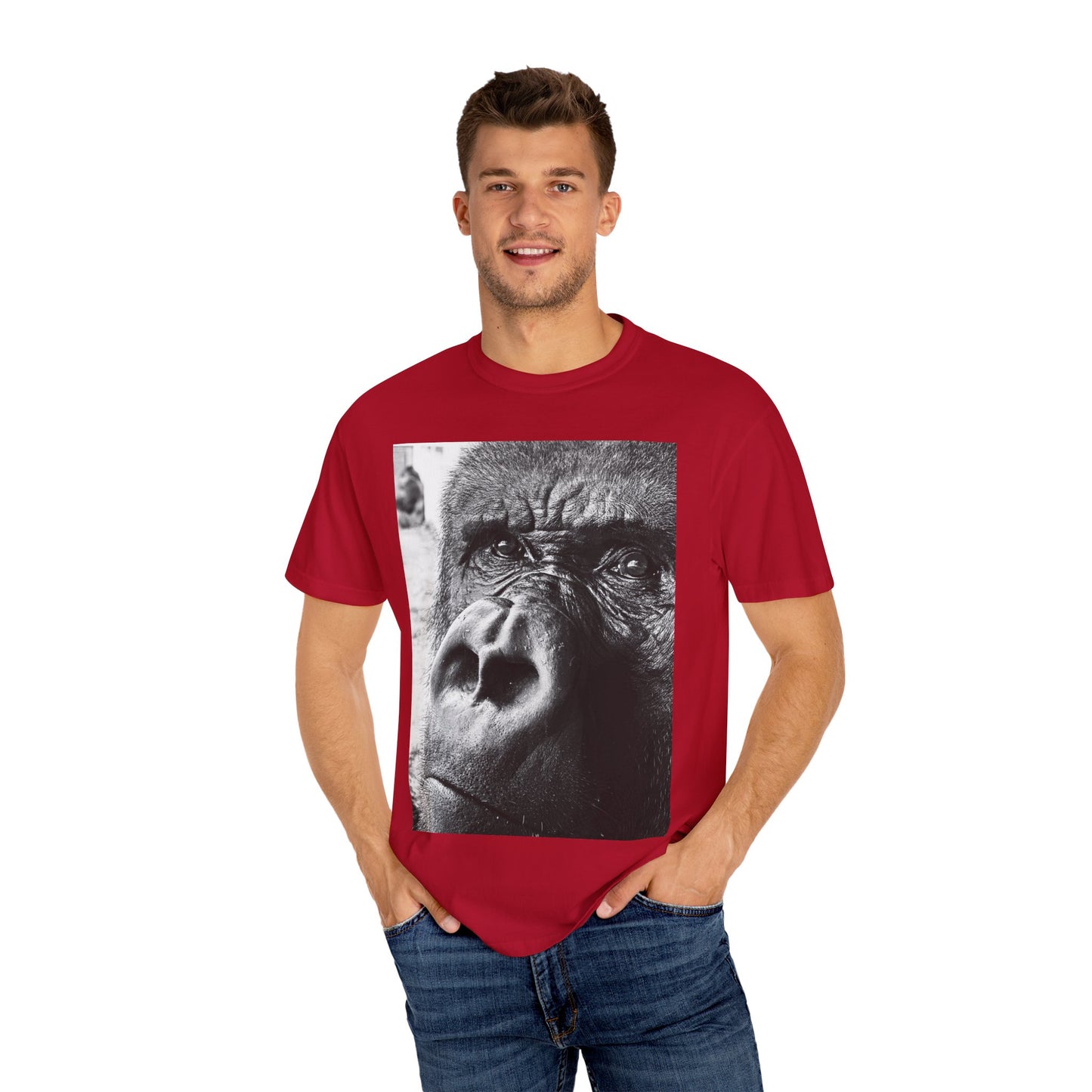 Unisex Garment-Dyed T-shirt “Gorilla”
