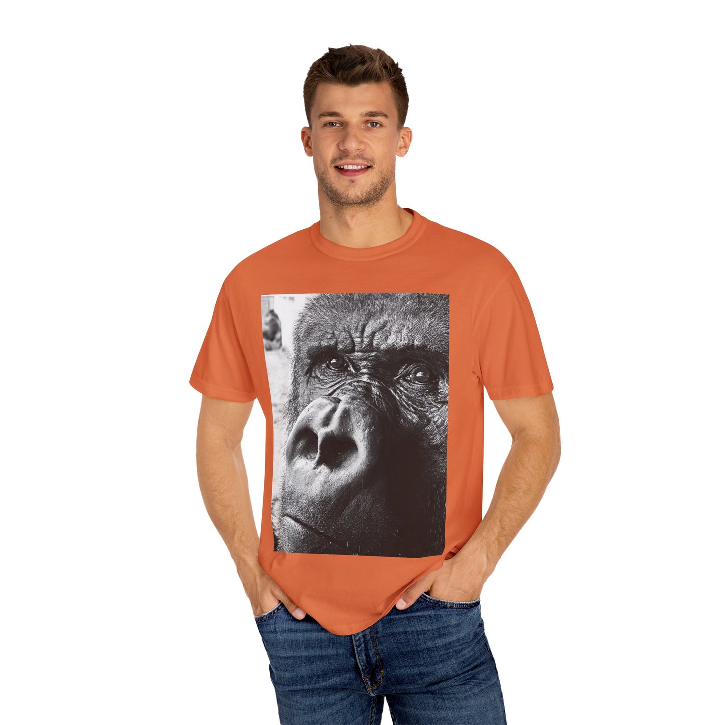 Unisex Garment-Dyed T-shirt “Gorilla”