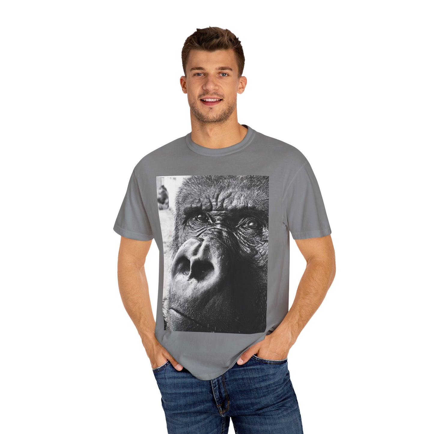 Unisex Garment-Dyed T-shirt “Gorilla”