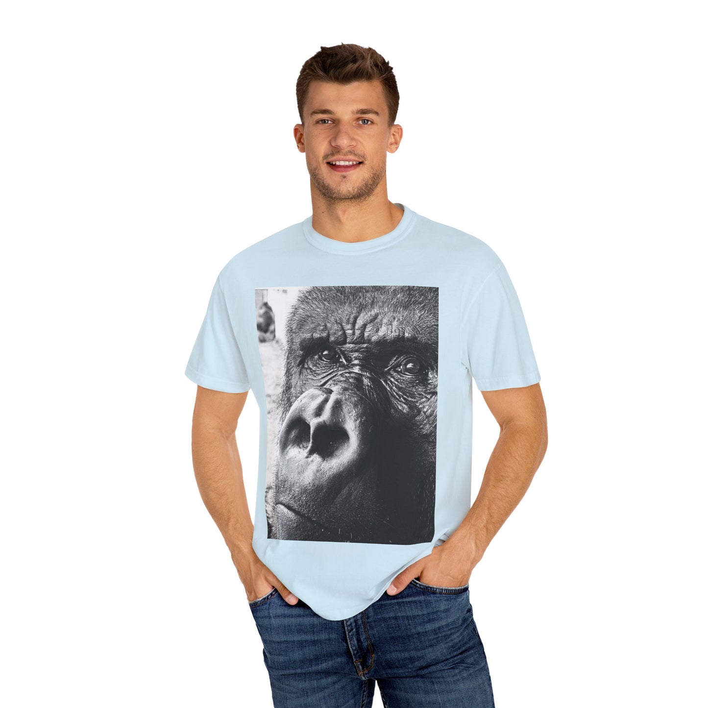 Unisex Garment-Dyed T-shirt “Gorilla”