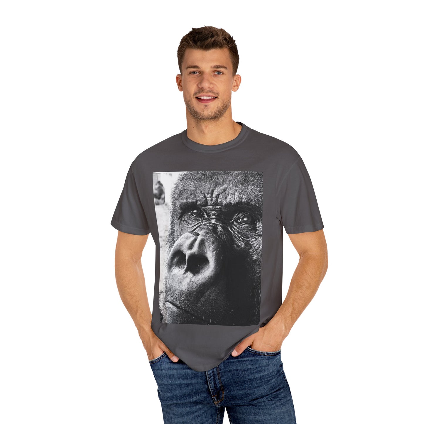 Unisex Garment-Dyed T-shirt “Gorilla”