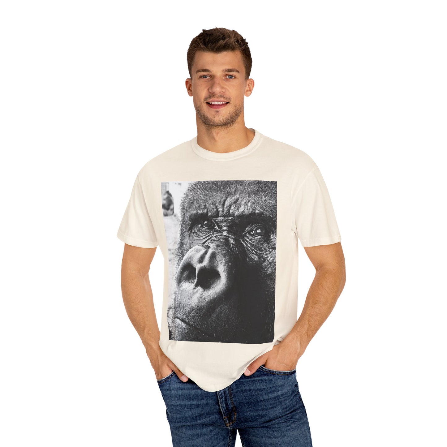 Unisex Garment-Dyed T-shirt “Gorilla”