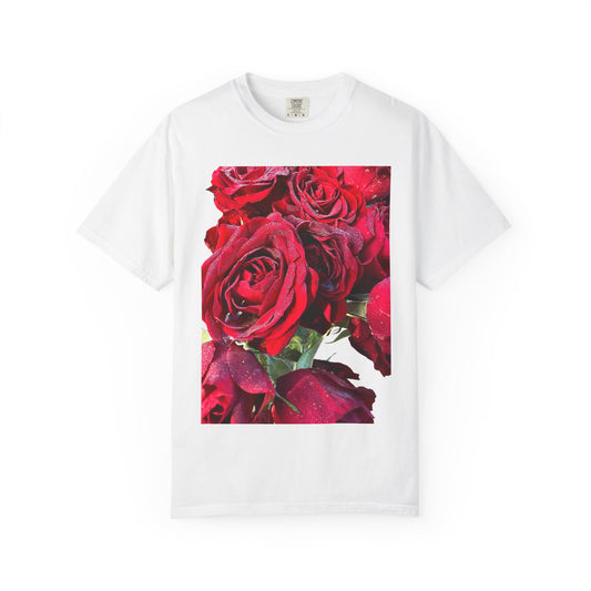 Unisex Garment-Dyed T-shirt “Rose Grows”