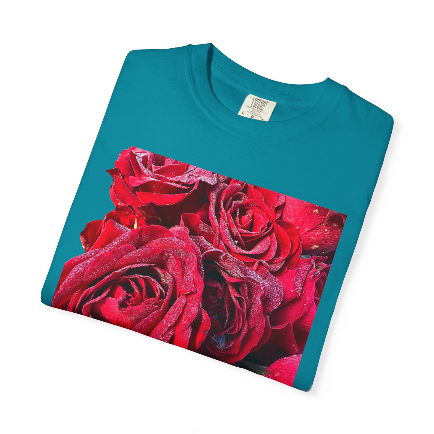Unisex Garment-Dyed T-shirt “Rose Grows”