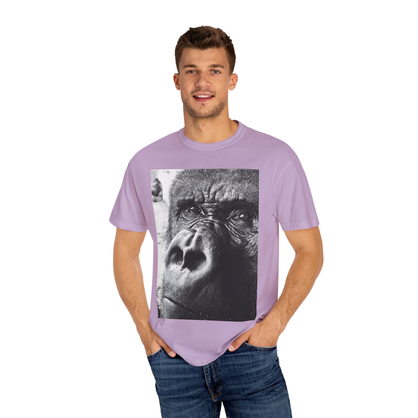 Unisex Garment-Dyed T-shirt “Gorilla”