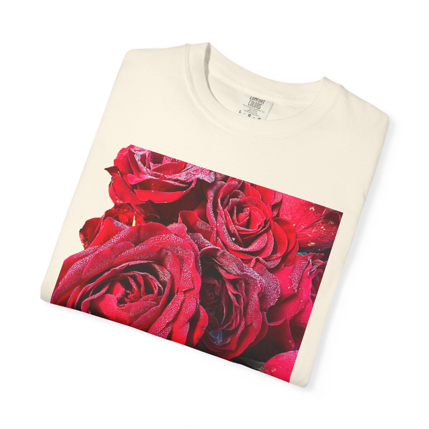 Unisex Garment-Dyed T-shirt “Rose Grows”