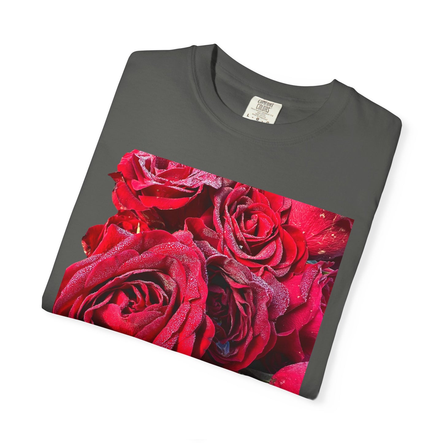 Unisex Garment-Dyed T-shirt “Rose Grows”