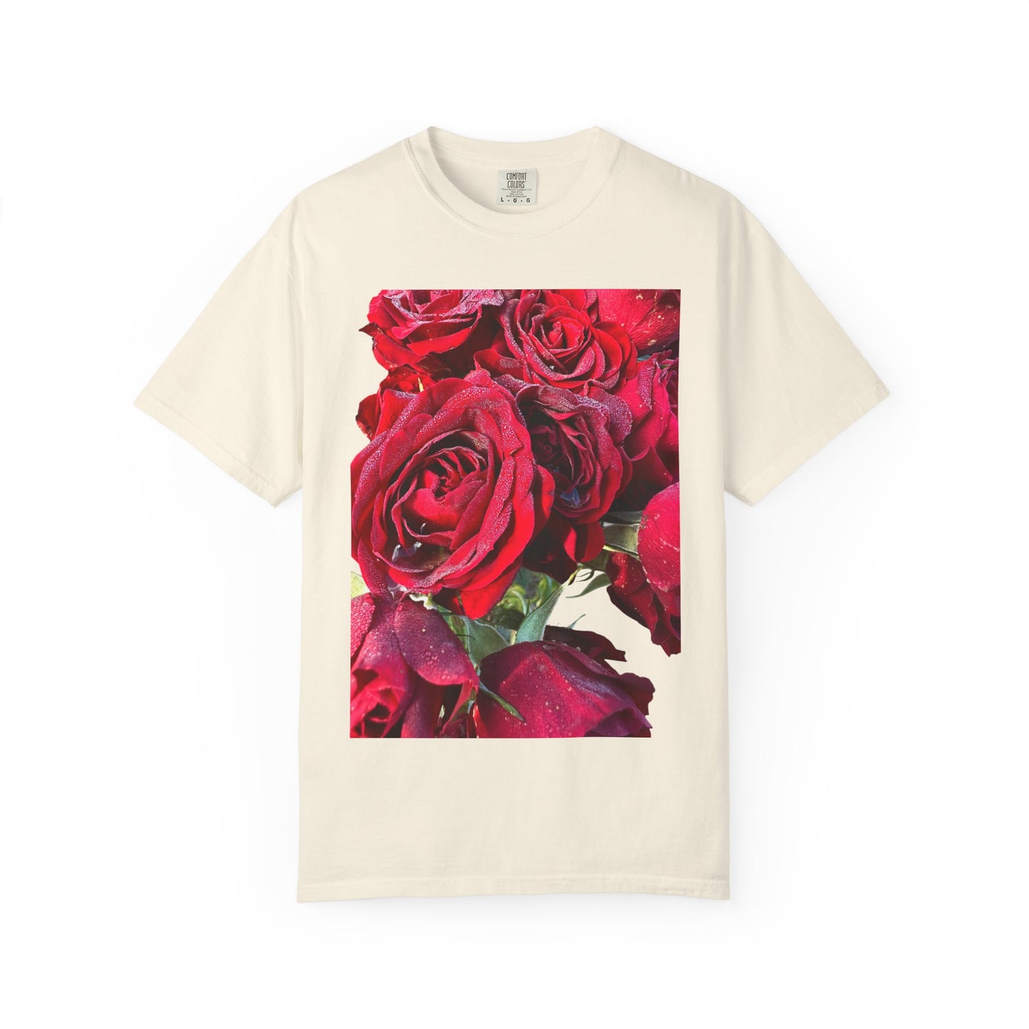Unisex Garment-Dyed T-shirt “Rose Grows”