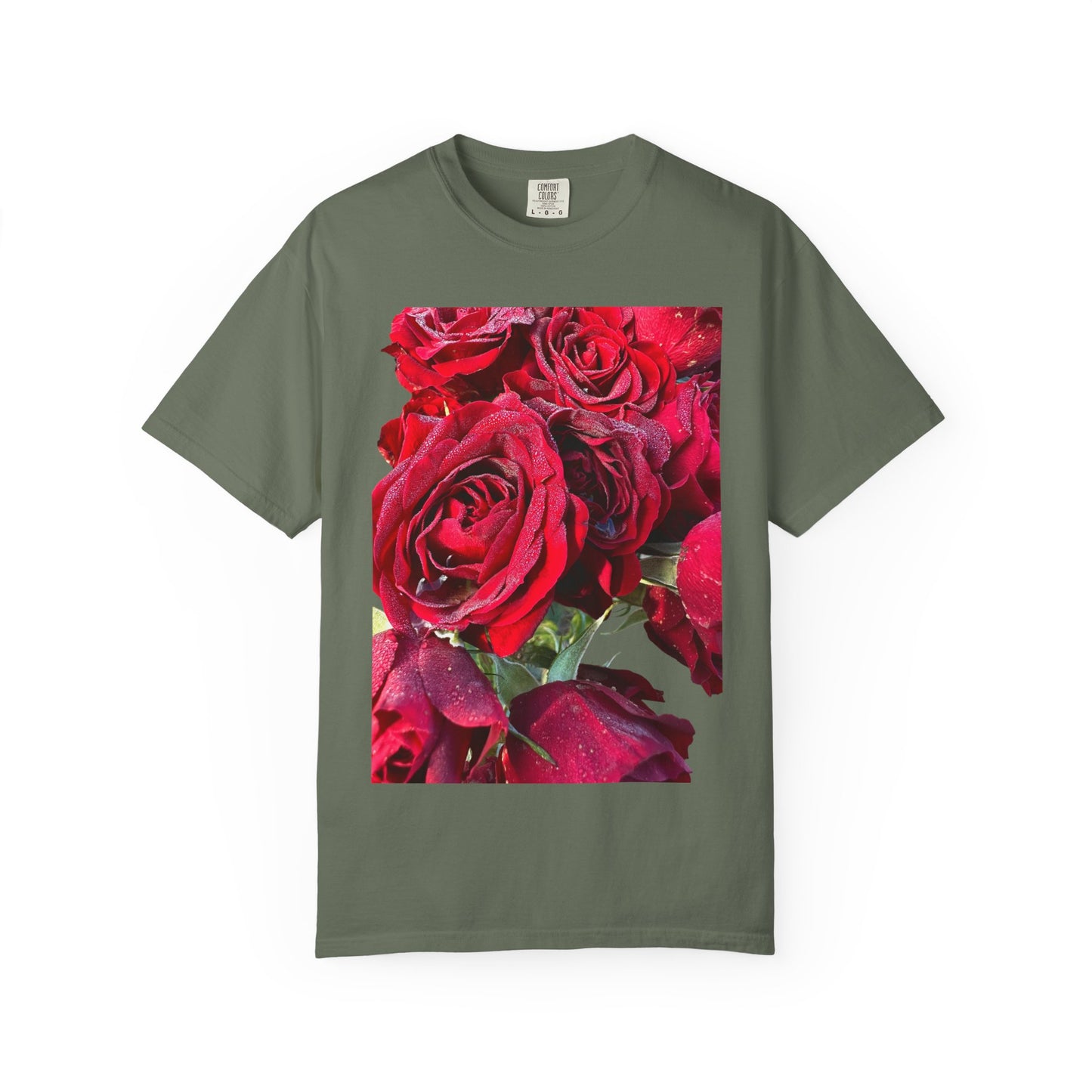 Unisex Garment-Dyed T-shirt “Rose Grows”