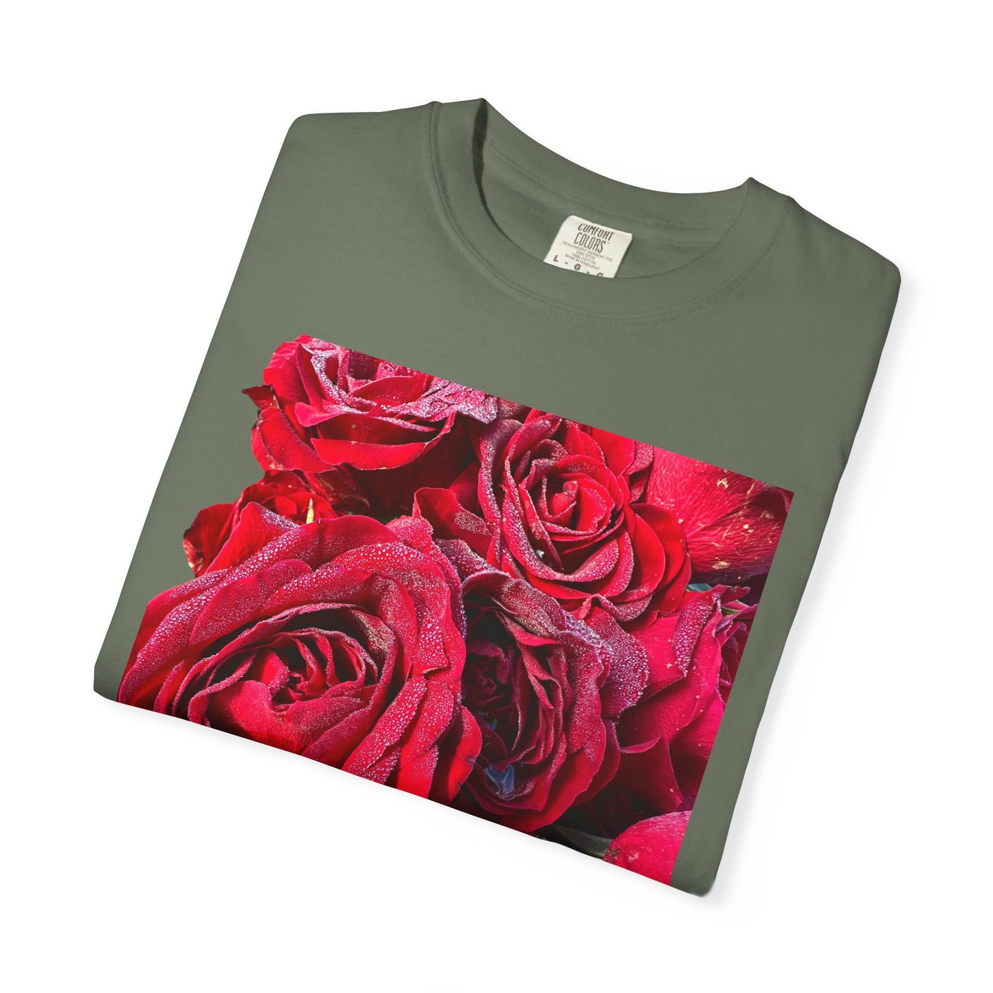 Unisex Garment-Dyed T-shirt “Rose Grows”