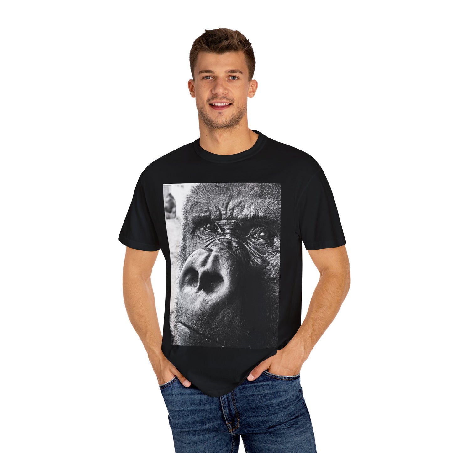 Unisex Garment-Dyed T-shirt “Gorilla”