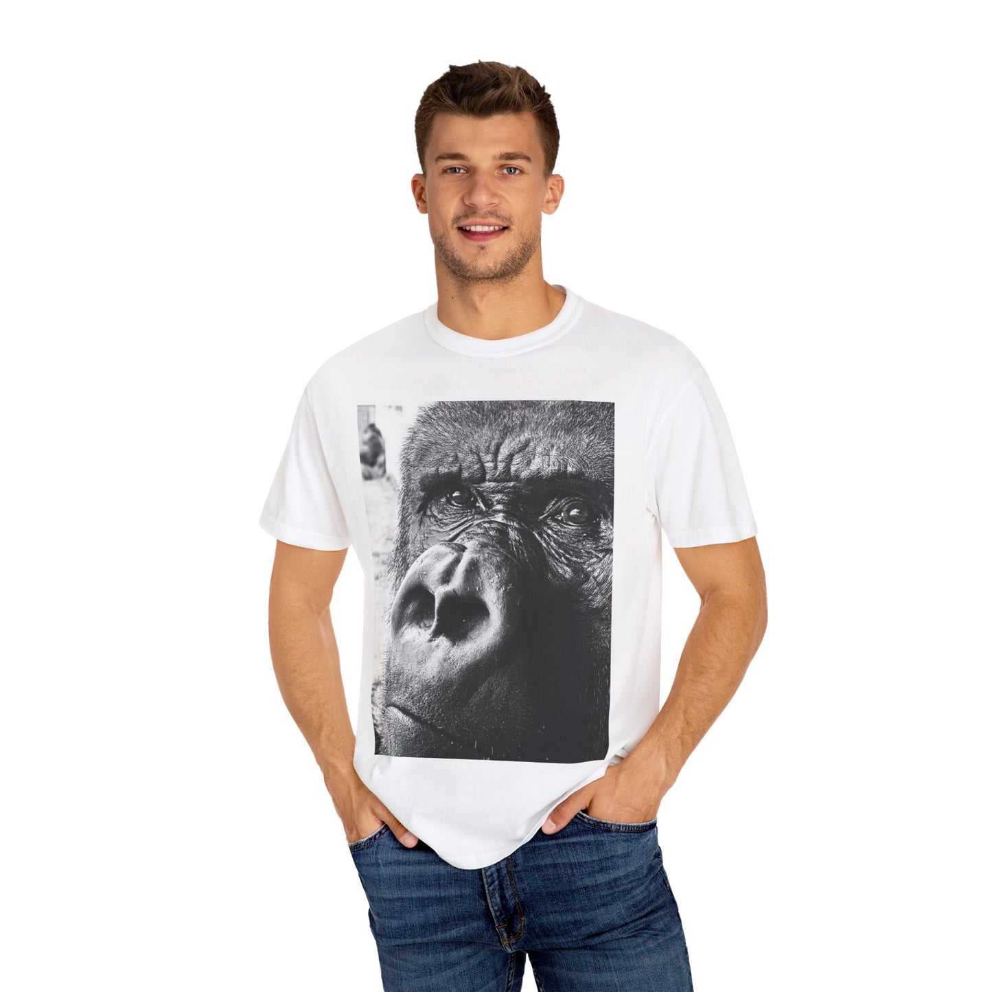 Unisex Garment-Dyed T-shirt “Gorilla”