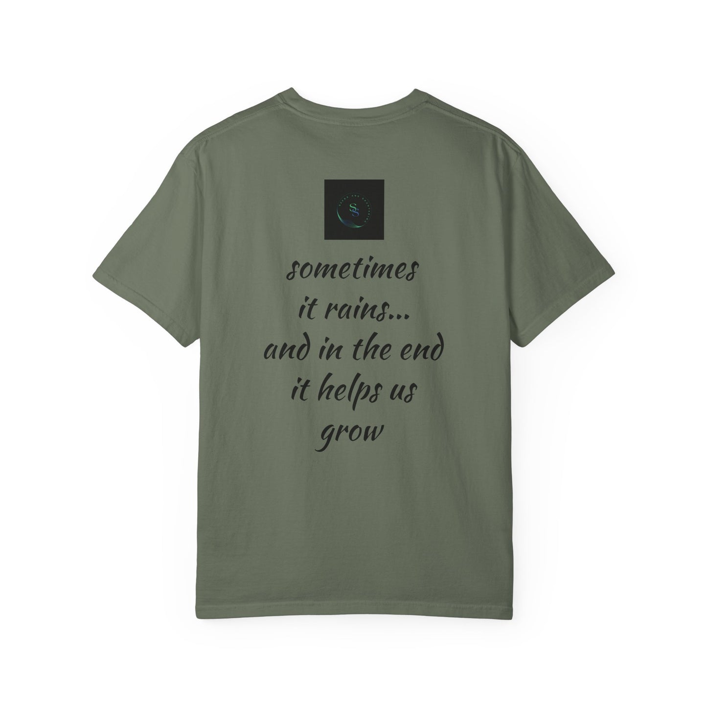 Unisex Garment-Dyed T-shirt “Rose Grows”